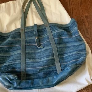 RRL denim Blanket Tote